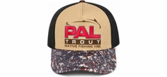 Бейсболка PAL Trout Cap PVC-2601 бежевая