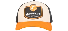 Бейсболка Zetrix PVC-2402 оранжевый козырек/черная сетка- фото