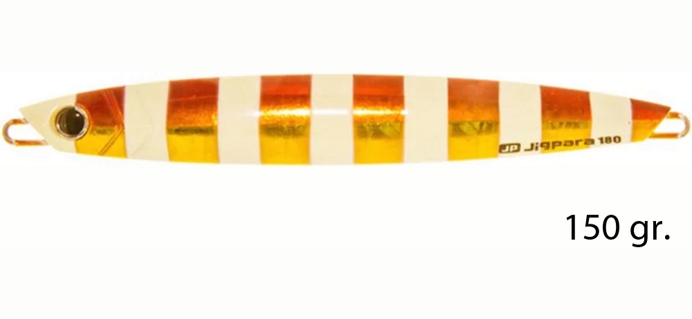 Блесна Major Craft Jigpara Vertical Short 150 #048 ZEBRA RED GOLD - фото