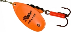 Блесна Mepps Aglia Fluo №5 #Orange в блистере (оригинальная упаковка)