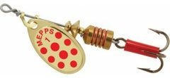Блесна Mepps Aglia PTS №1 #Золото с красными точками- фото