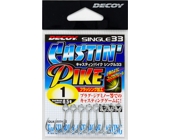 Крючки одинарные Decoy Single 33 Casting Pike