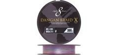 Шнур Major Craft Dangan Braid X 300m (мультиколор) DBX8-300MC #0.8/0.10mm 16lb/7.2kg- фото2
