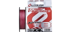 Шнур YGK X-Braid OLLTLOS PE WX8 Zone Finesse 100m #0.8/0.148mm 16lb/7.2kg- фото