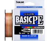 Шнур Sunline Basic PE HG 200m (Multicolor 5C)