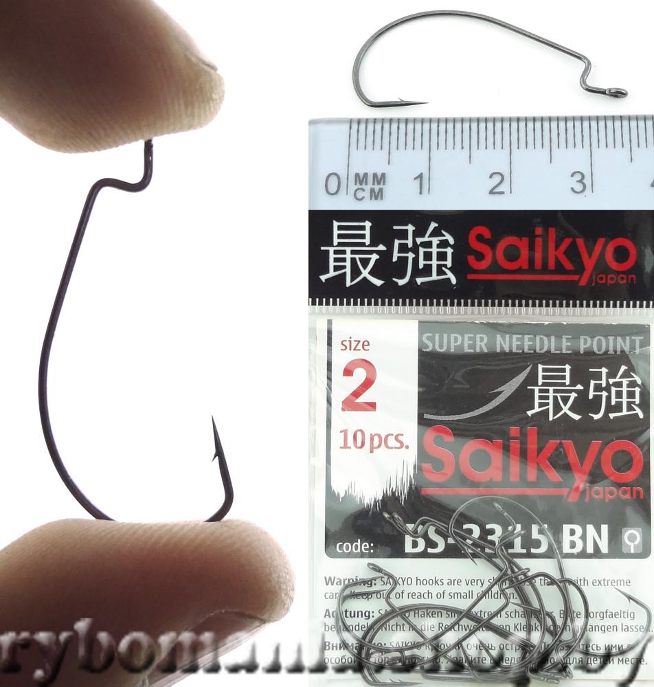 Крючки офсетные Saikyo BS 2315 BN #2 (10 шт в упаковке)