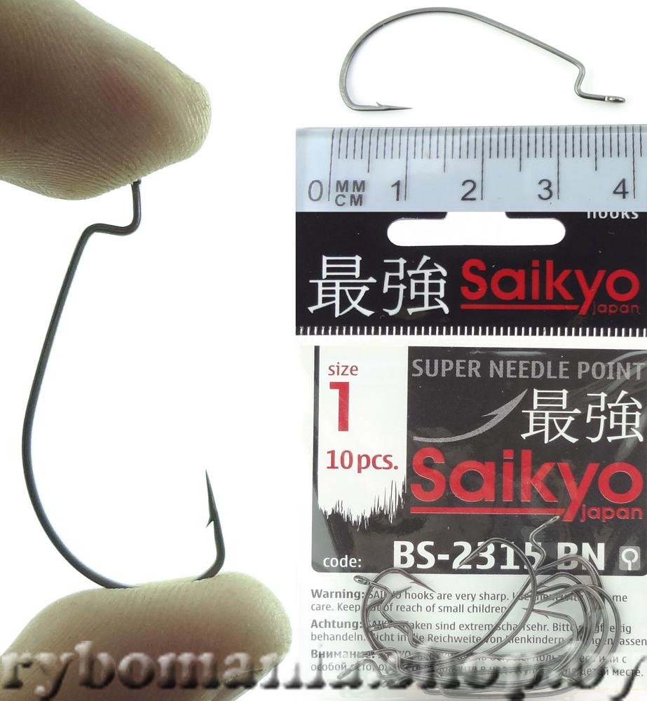 Крючки офсетные Saikyo BS 2315 BN #1 (10 шт в упаковке)