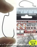Крючки офсетные Decoy Worm 19 S.S. Hook №1 (9шт в уп)- фото2