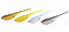 Поролоновая рыбка "Волжские джиги" 120мм Slim #SET-1 (4 шт уп)