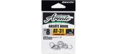 Крючки одинарные Decoy AT-31-Areate Hook Standard Wire #7 (10 шт в уп)- фото