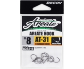 Крючки одинарные Decoy AT-31-Areate Hook Standard Wire