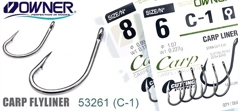 Крючки одинарные Owner 53261 №04 (5 шт в уп)- фото