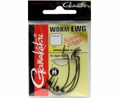 Крючки офсетные Worm EWG HOOKS SIL STOPPER BLACK