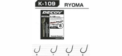 Крючки одинарные Decoy K-109 RYOMA #5 (10шт в уп)- фото