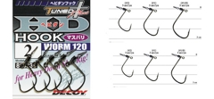 Крючки одинарные Decoy Worm 120 HD Hook masubari #1 (5шт в уп)- фото