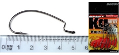 Крючки офсетные Decoy Worm 17 KG Hook №4/0 (6шт в уп)