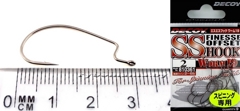 Крючки офсетные Decoy Worm 19 S.S. Hook №2 (9шт в уп)- фото