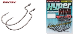 Крючки офсетные Decoy Worm 27 HYPER MINI №6 (9шт в уп)