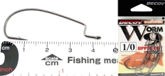 Крючки офсетные Decoy Worm 9 Upper Cut #1/0 (9шт в уп)