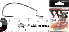 Крючки офсетные Decoy Worm 9 Upper Cut #2/0 (8шт в уп)