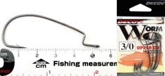 Крючки офсетные Decoy Worm 9 Upper Cut #3/0 (7шт в уп)