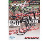 Крючки одинарные Decoy Worm 220 Cover Finesse HD