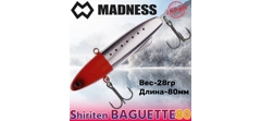 Воблер Madness (Vib) Shiriten Baguette 80мм #NT01/73-Red Head Night Sardine- фото2