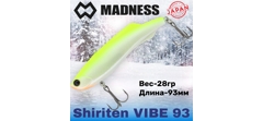 Воблер Madness (Vib) Shiriten Vibe 93мм 28гр #02-Chart Back Pearl- фото2