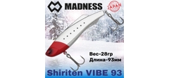 Воблер Madness (Vib) Shiriten Vibe 93мм 28гр #NT01-Red Head Night Sardine- фото2