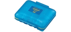 Коробка Meiho Fly Box FB-480 Akiokun Clear Blue107x93x35мм- фото