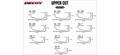 Крючки офсетные Decoy Worm 9 Upper Cut #4 (9шт в уп)- фото2