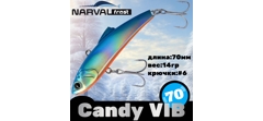 Воблер Narval Frost Candy (Vib) 70 #008-Blue Back Holo- фото2