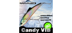 Воблер Narval Frost Candy (Vib) 80 #009-Smoky Fish Holo- фото2