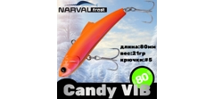 Воблер Narval Frost Candy (Vib) 80 #011-Orange Holo- фото2