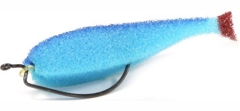 Поролоновая рыбка Lex Porolonium Classic Fish 8 OF2 BLBLB (синее тело/синяя спина/красный хвост)- фото