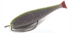 Поролоновая рыбка Lex Porolonium Classic Fish 8 OF2 GLB (серое тело/салатовая спина/красный хвост)