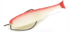 Поролоновая рыбка Lex Porolonium Classic Fish 8 OF2 WRB (белое тело/красная спина/красный хвост)