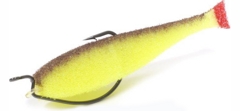 Поролоновая рыбка Lex Porolonium Classic Fish 8 OF2 YBRB (желтое тело/коричневая спина/красный хвост)