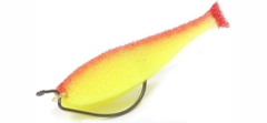 Поролоновая рыбка Lex Porolonium Classic Fish 8 OF2 YRB (желтое тело/красная спина/красный хвост)