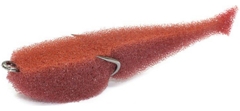 Поролоновая рыбка Lex Porolonium Classic Fish CD 8 BOB (кирпичное тело/оранжевая спина/красный хвост)