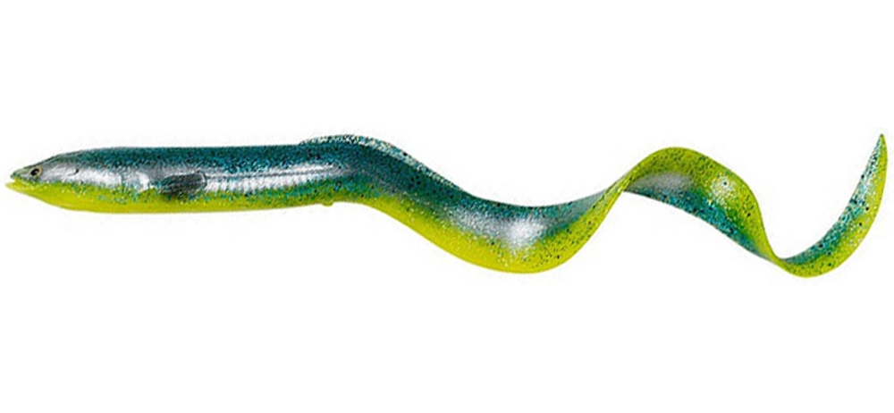 Силикон Savage Gear LB 3D Real Eel Loose Body 15cm 12гр #Green Yellow Glitter (1 шт в упаковке) - фото