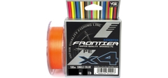 Шнур YGK Frontier Assorted x4 100m (оранж.) #2.5/0.260mm 25lb/11.3kg