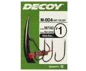 Крючки одинарные Decoy M-004  BAIT HOLDER