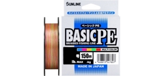 Шнур Sunline Basic PE HG 150m (Multicolor 5C) #1.5/0.209mm 25lb/11.0kg- фото