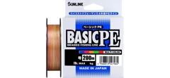 Шнур Sunline Basic PE HG 200m (Multicolor 5C) #0.8/0.153mm 12lb/6.0kg- фото