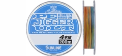 Шнур Sunline PE Jigger ULT (4braid) 200M #0.6/0.128мм 10lb/4.5кг- фото2