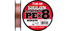 Шнур Sunline Siglon PE х8 150m (мульти.) #0.3/0.094mm 5lb/2.1kg