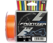 Шнур YGK Frontier Assorted x4 100m (оранж.)
