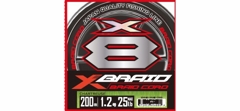 Шнур YGK X-Braid Braid Cord X8 150m #1.2/0.185mm 25lb/11.2kg- фото2