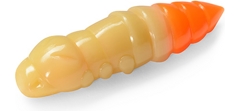 Силикон FishUp Pupa 1.2" (10шт в уп.) #135 - Cheese/Hot Orange